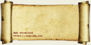 Hana Stojadinović vizit kartica